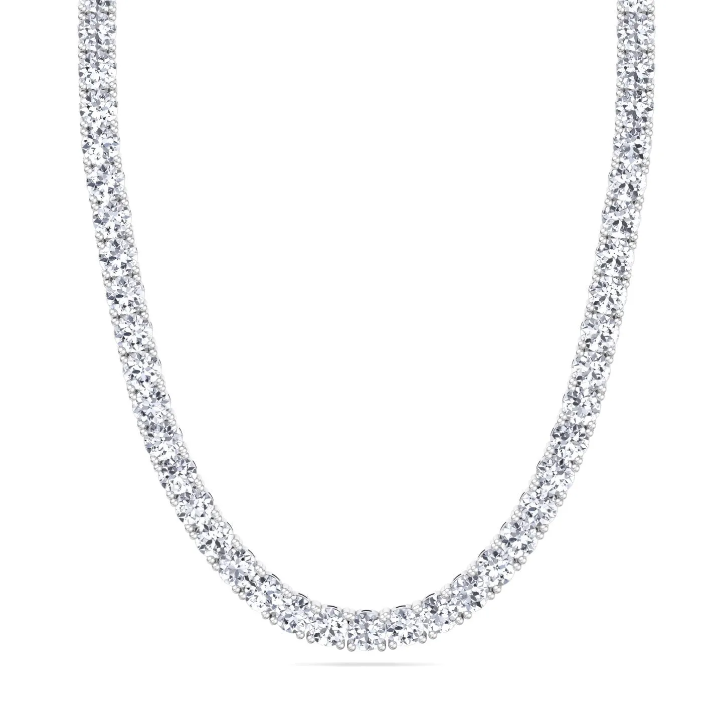 ( 20 Carats T.W ) Tennis Chain Men's Tennis Necklace