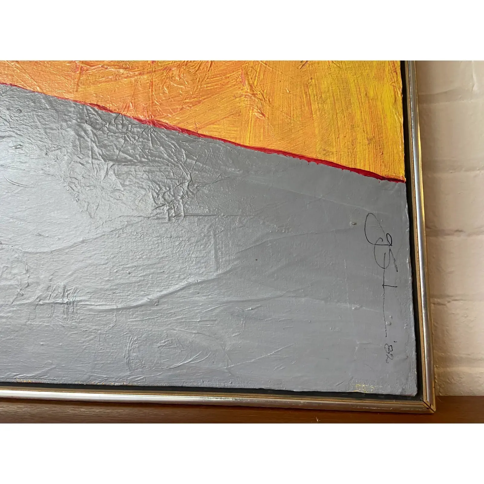 1982 COLORADO HIGHWAY PAINTING BY GEORGE SANDERS