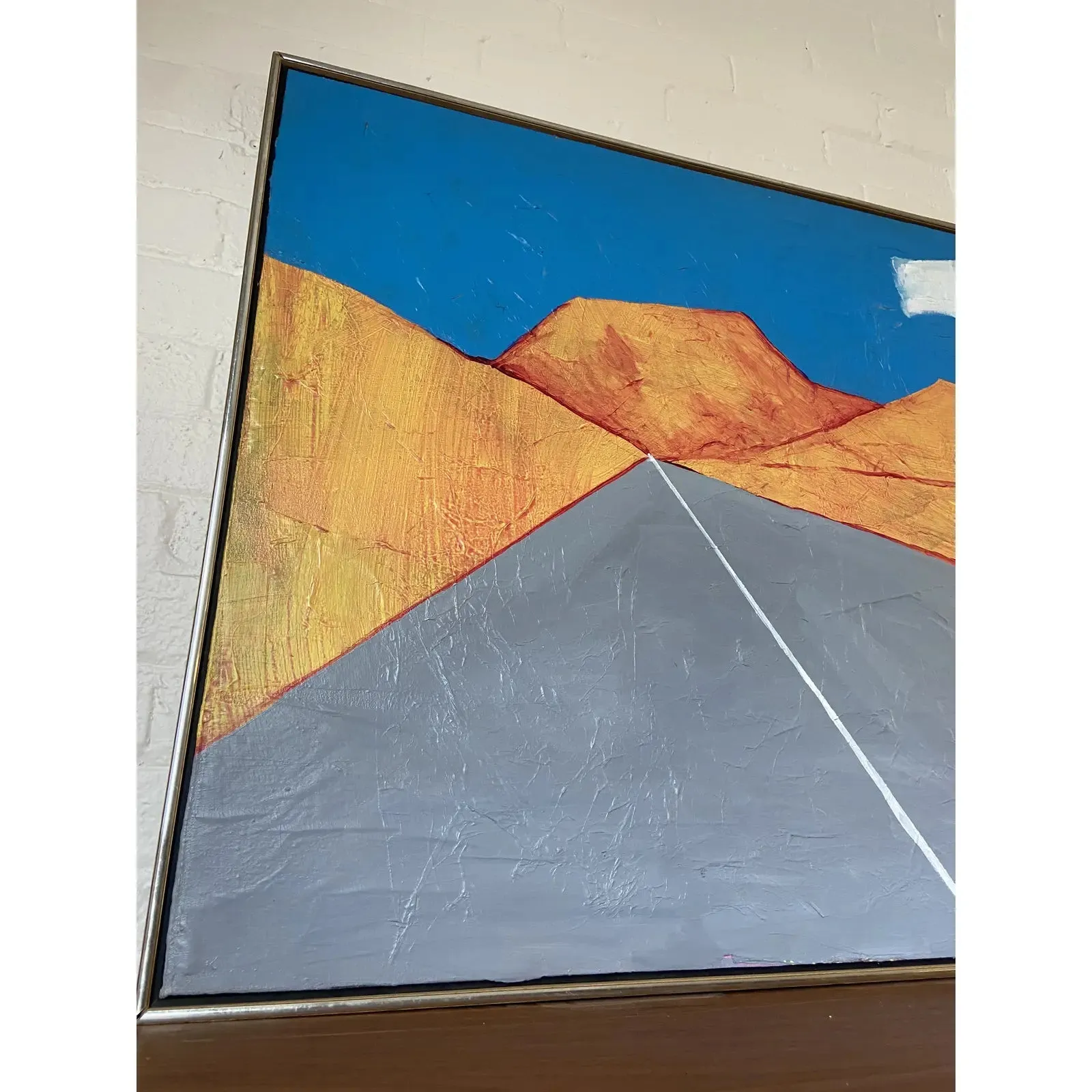 1982 COLORADO HIGHWAY PAINTING BY GEORGE SANDERS
