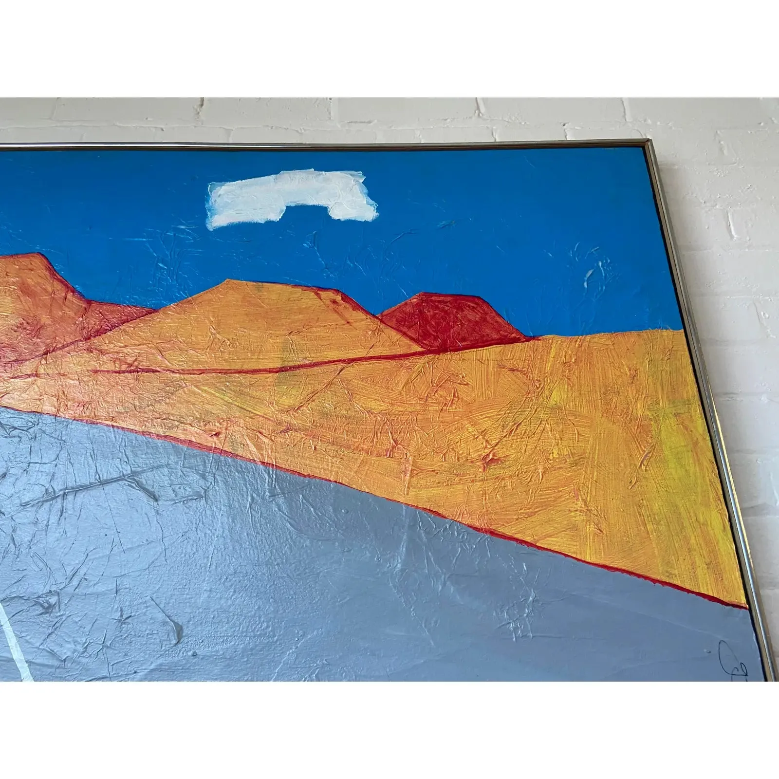 1982 COLORADO HIGHWAY PAINTING BY GEORGE SANDERS