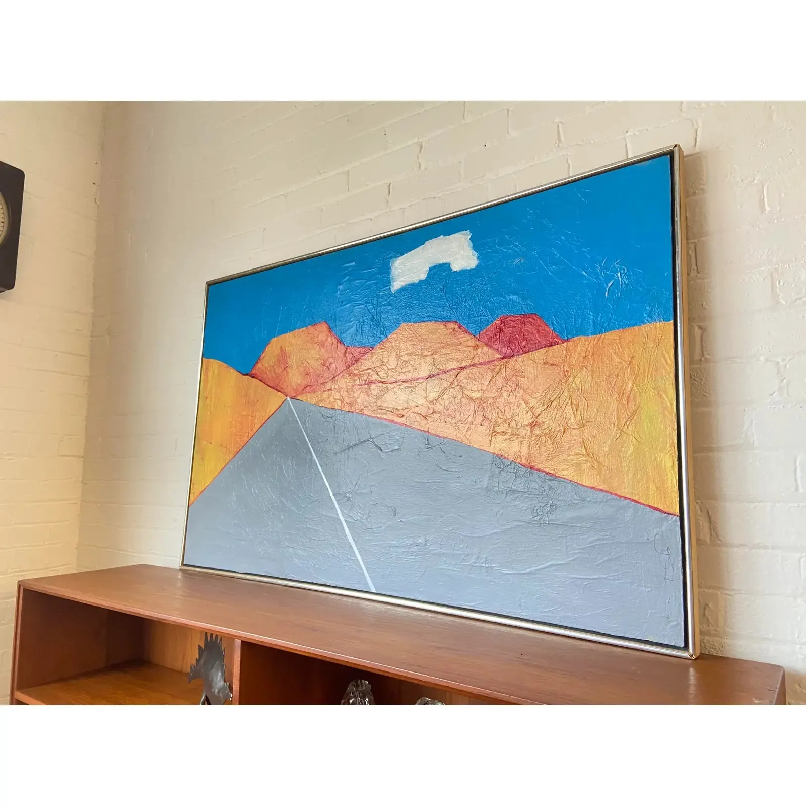 1982 COLORADO HIGHWAY PAINTING BY GEORGE SANDERS