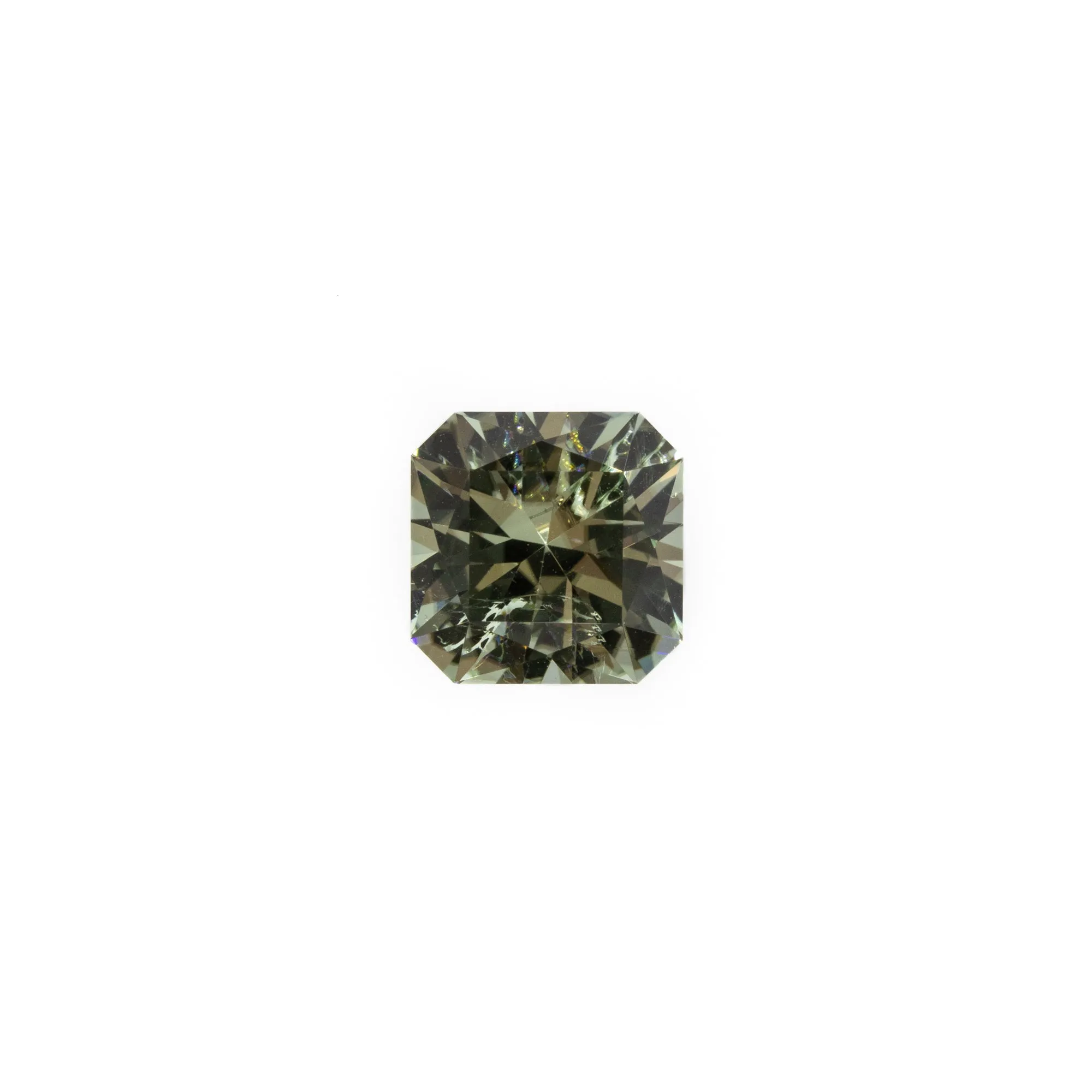 2.18ct Custom Cut Cushion Mint Green Tourmaline
