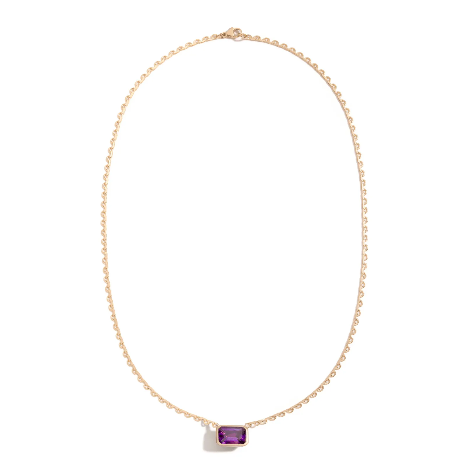3.36ct Moyo amethyst lace necklace