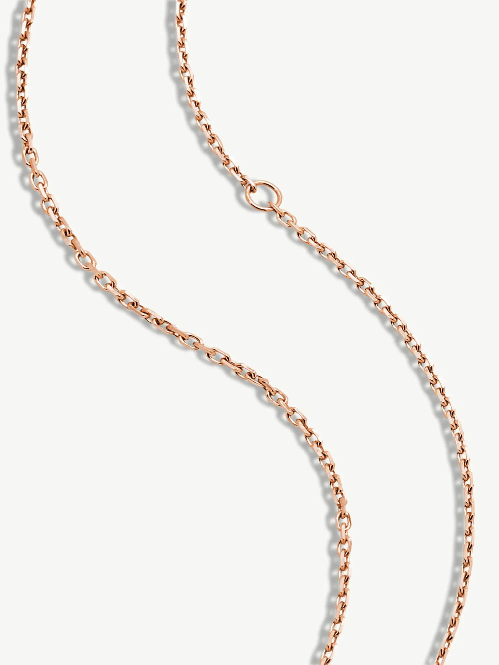 Aphrodite Amulet Pendant Necklace With Black Diamond In 18K Rose Gold