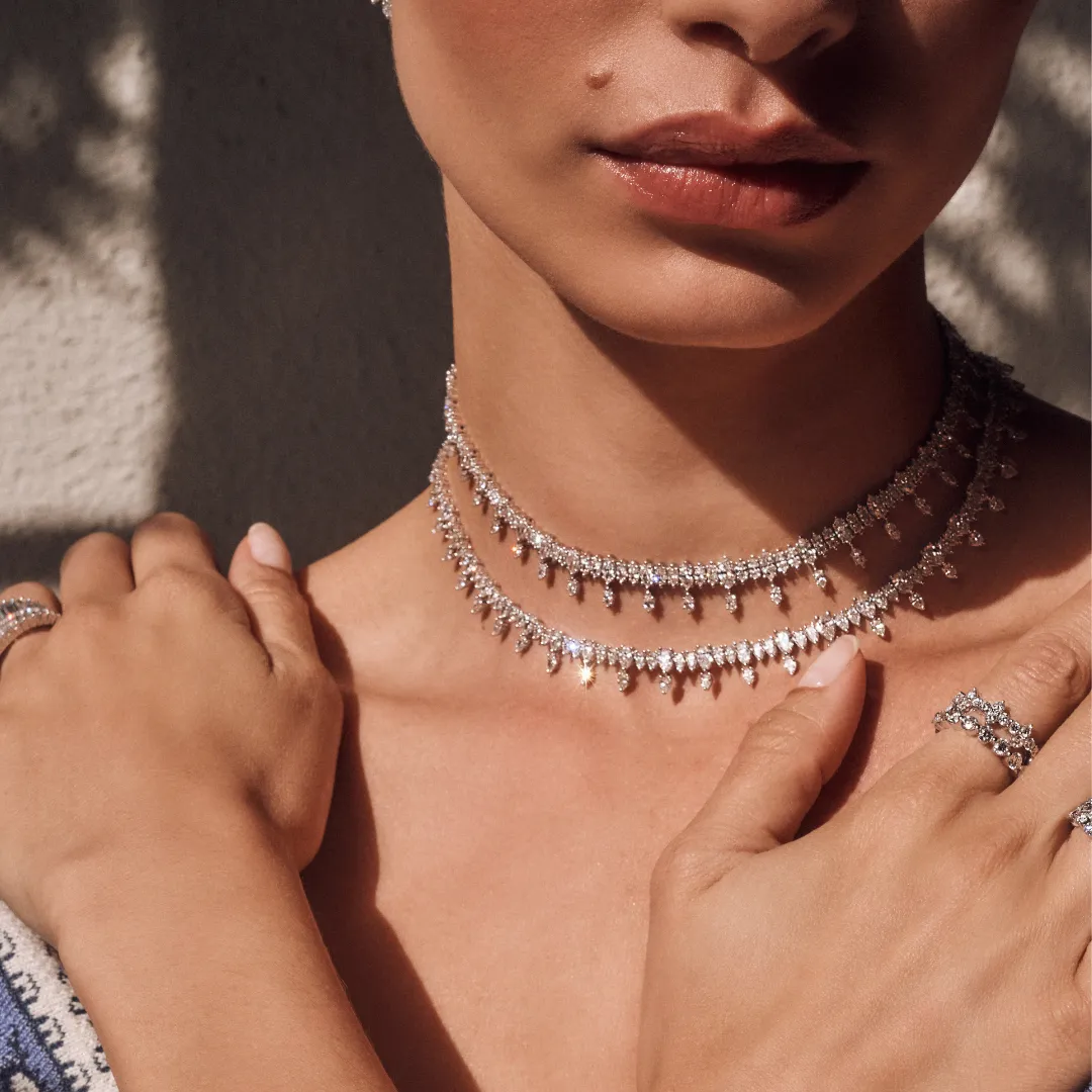 ATLAS MARQUISE DIAMOND CHOKER