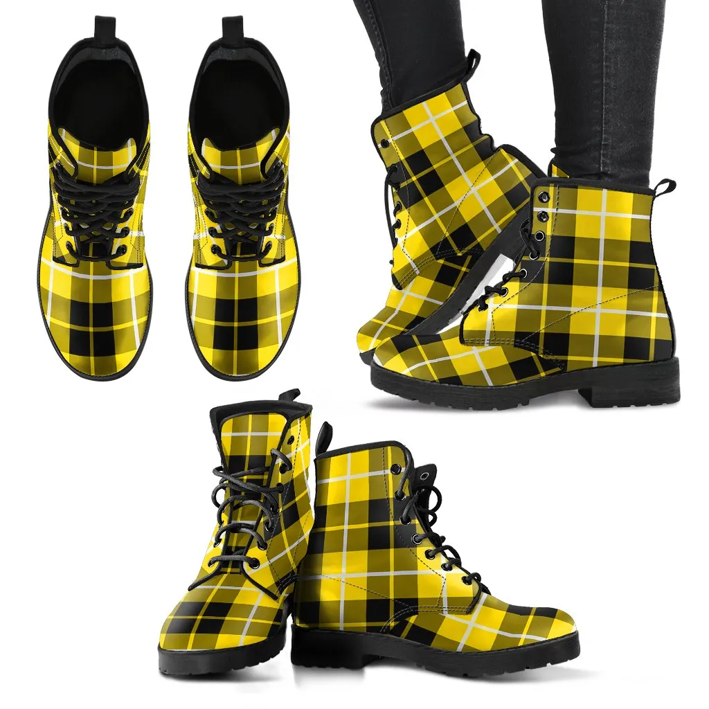 Barclay Dress Modern Tartan Leather Boots