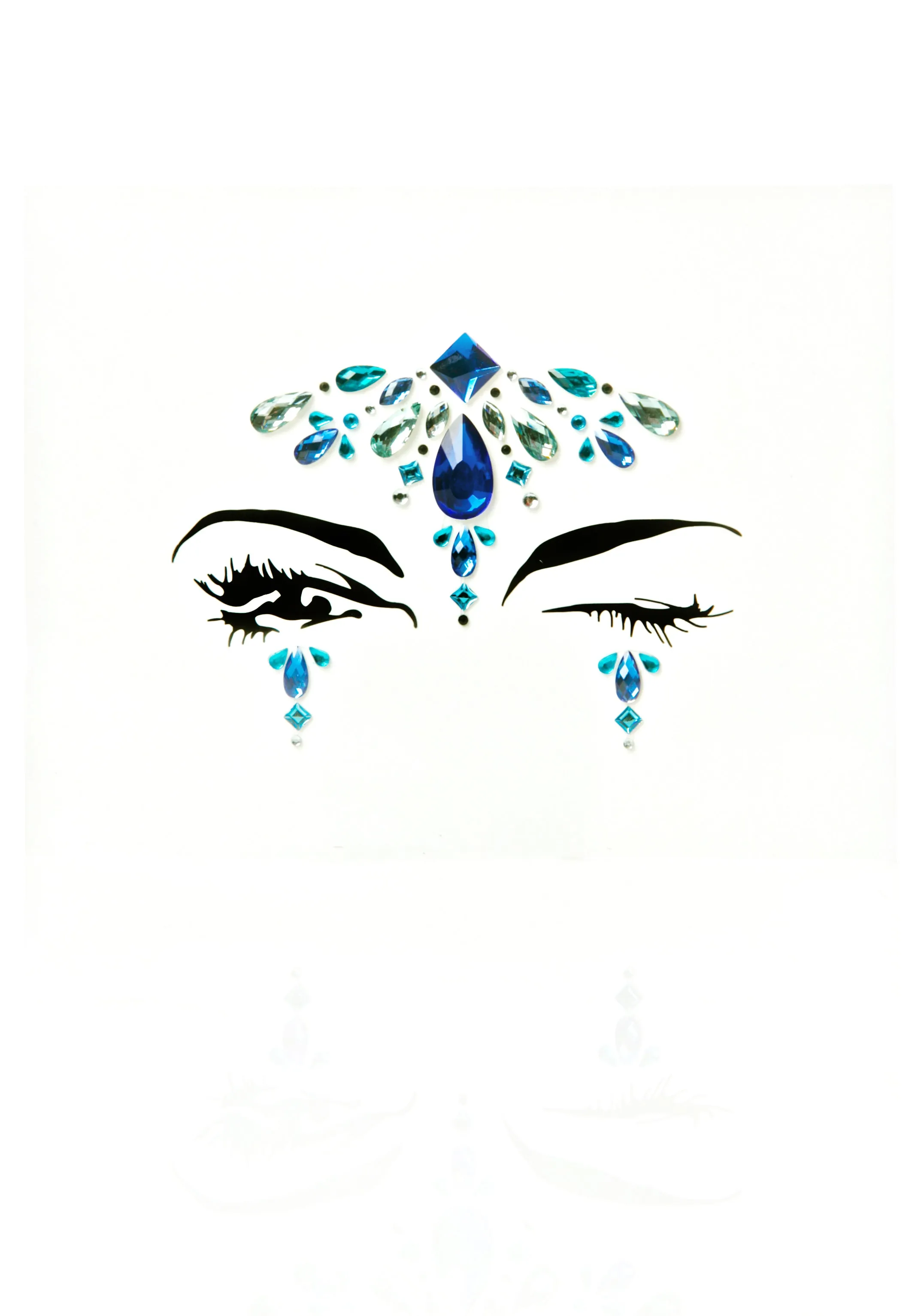 Blue Face Gem Set