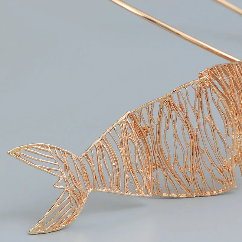 Bohemian Fish Pendant Choker Necklaces - 2 Colors