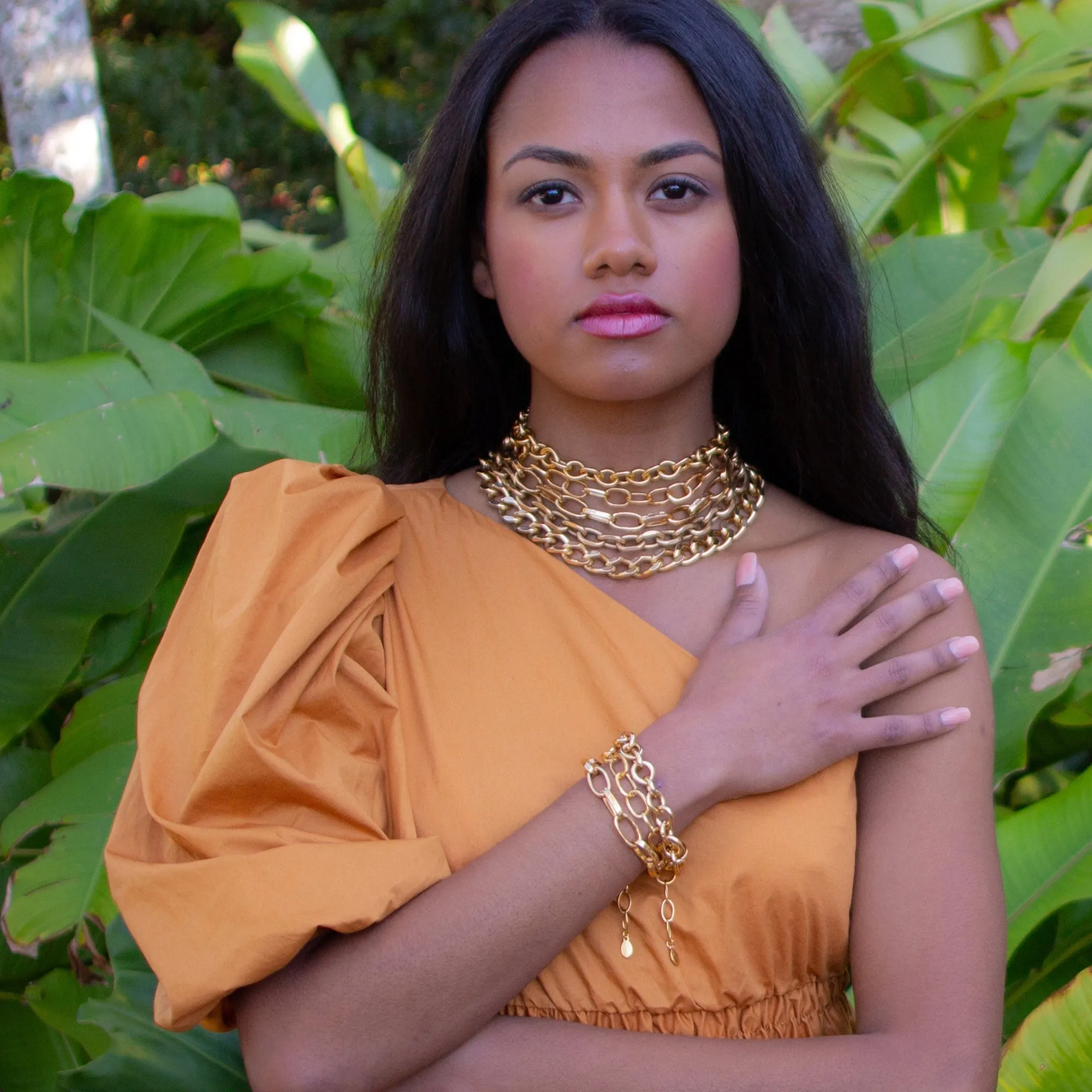 Camille Chain Choker Necklace