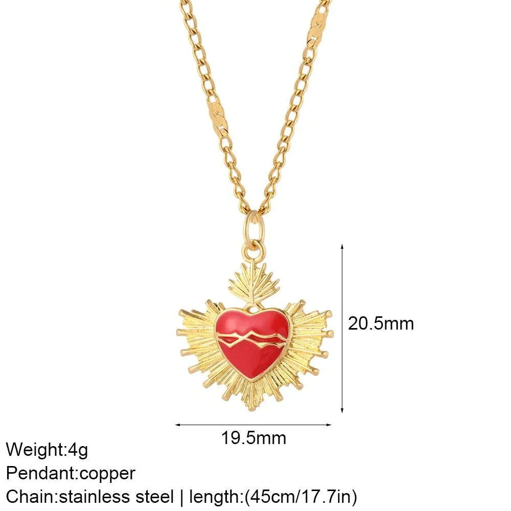 Cute Collars Long Stainless-Steel Necklace for Women