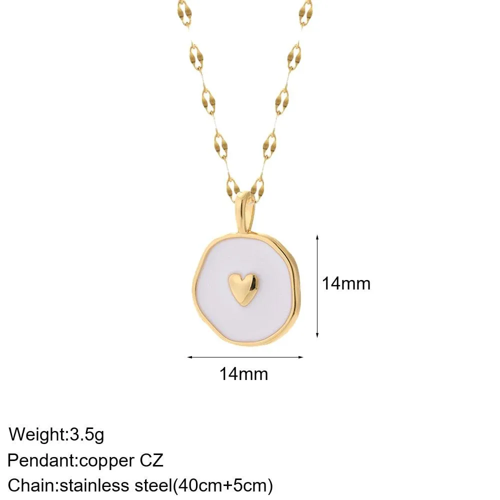 Cute Collars Long Stainless-Steel Necklace for Women