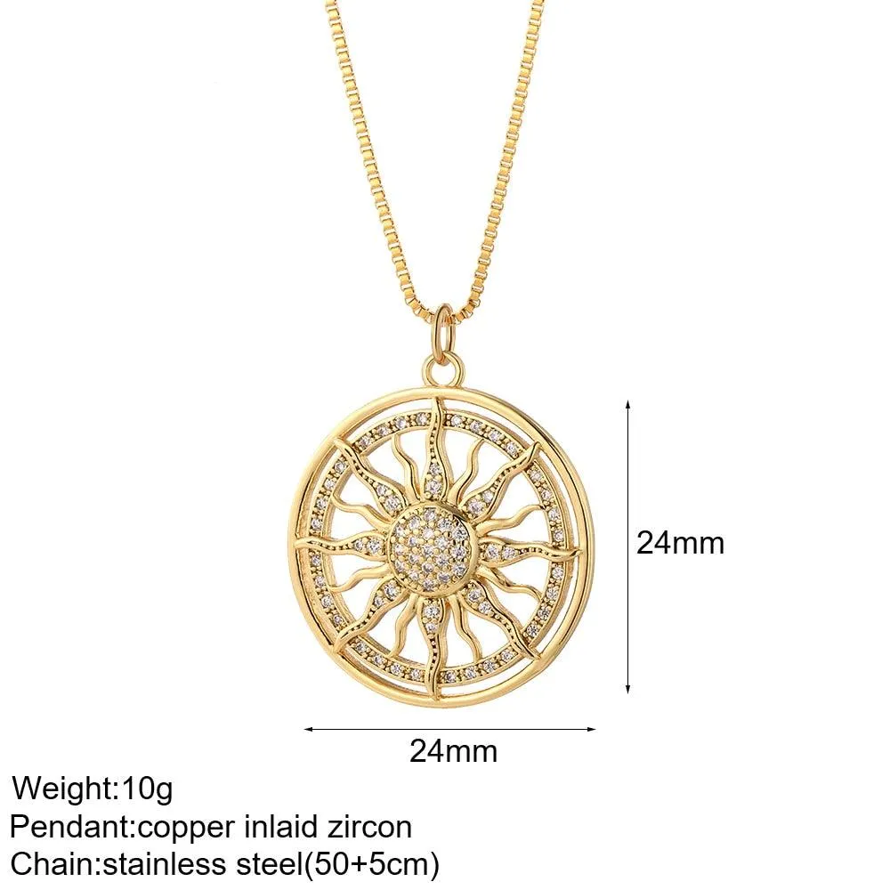 Cute Collars Long Stainless-Steel Necklace for Women