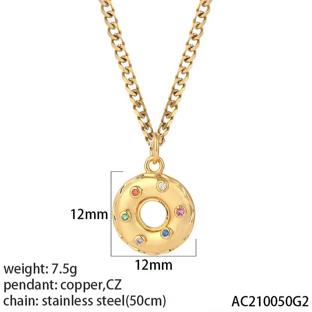 Cute Collars Long Stainless-Steel Necklace for Women