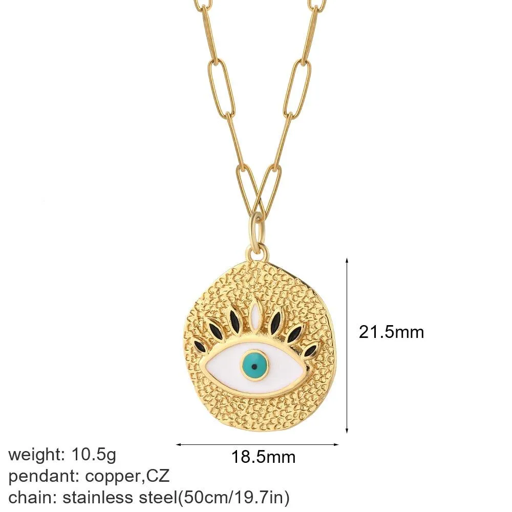 Cute Collars Long Stainless-Steel Necklace for Women