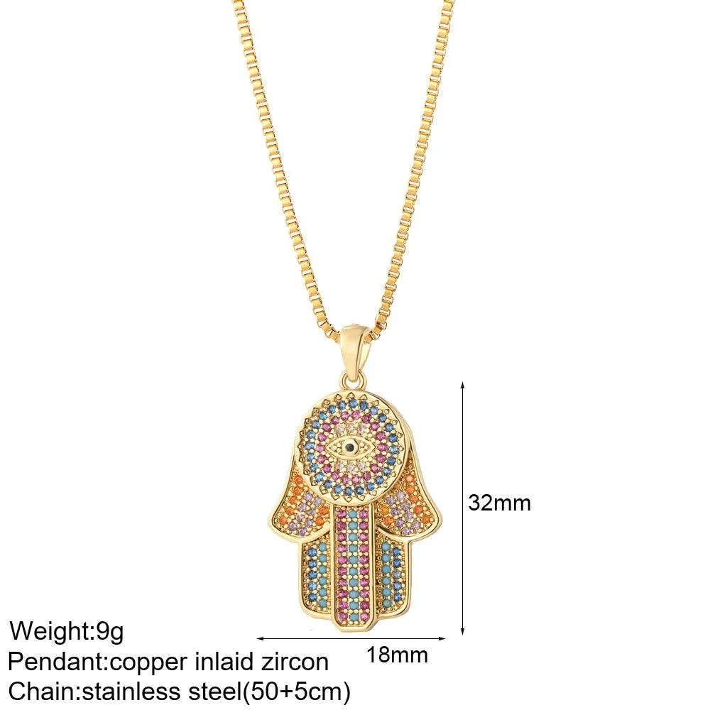 Cute Collars Long Stainless-Steel Necklace for Women