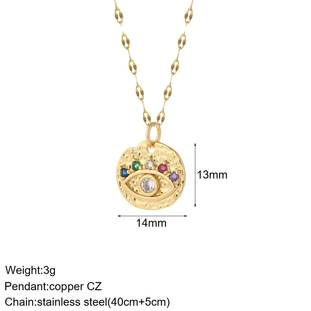Cute Collars Long Stainless-Steel Necklace for Women