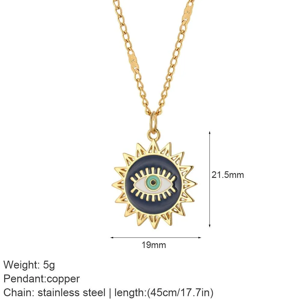 Cute Collars Long Stainless-Steel Necklace for Women