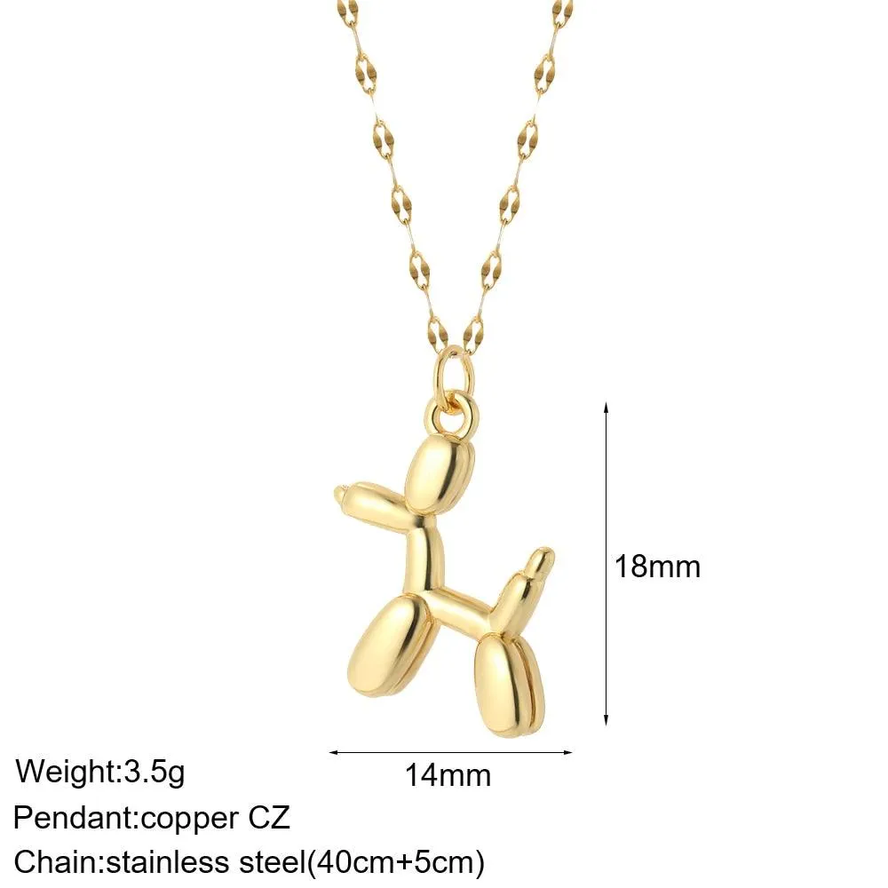 Cute Collars Long Stainless-Steel Necklace for Women