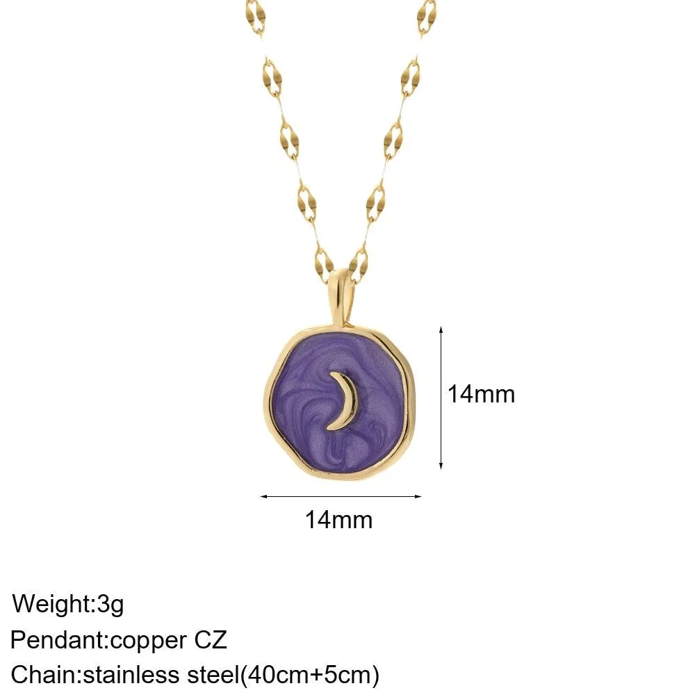 Cute Collars Long Stainless-Steel Necklace for Women