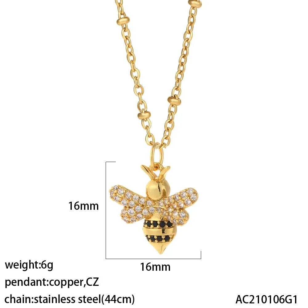 Cute Collars Long Stainless-Steel Necklace for Women