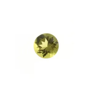 GEMSTONE QUARTZ GREEN ROUND FACETED GEMS