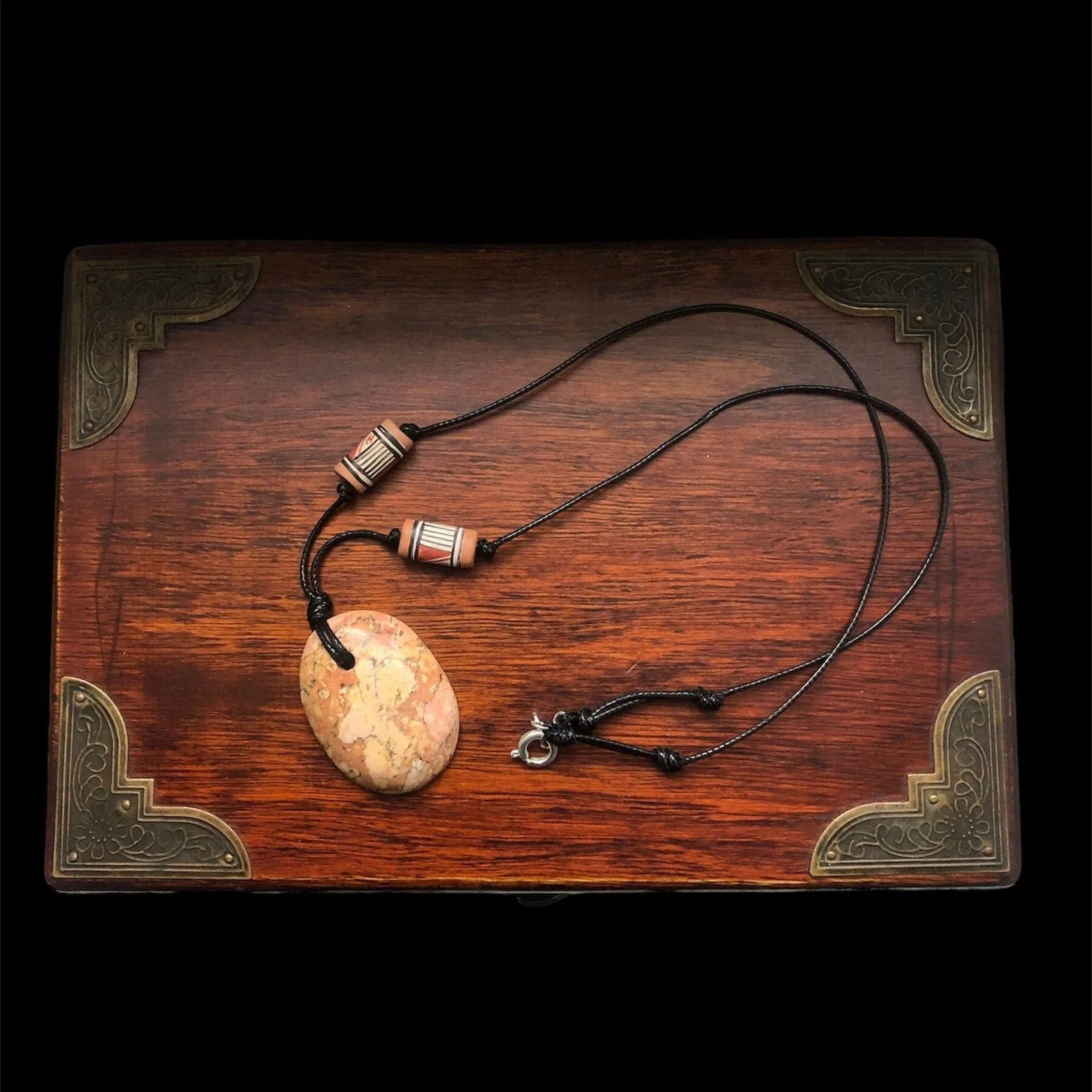 Jasper and Peruvian Beads Necklace