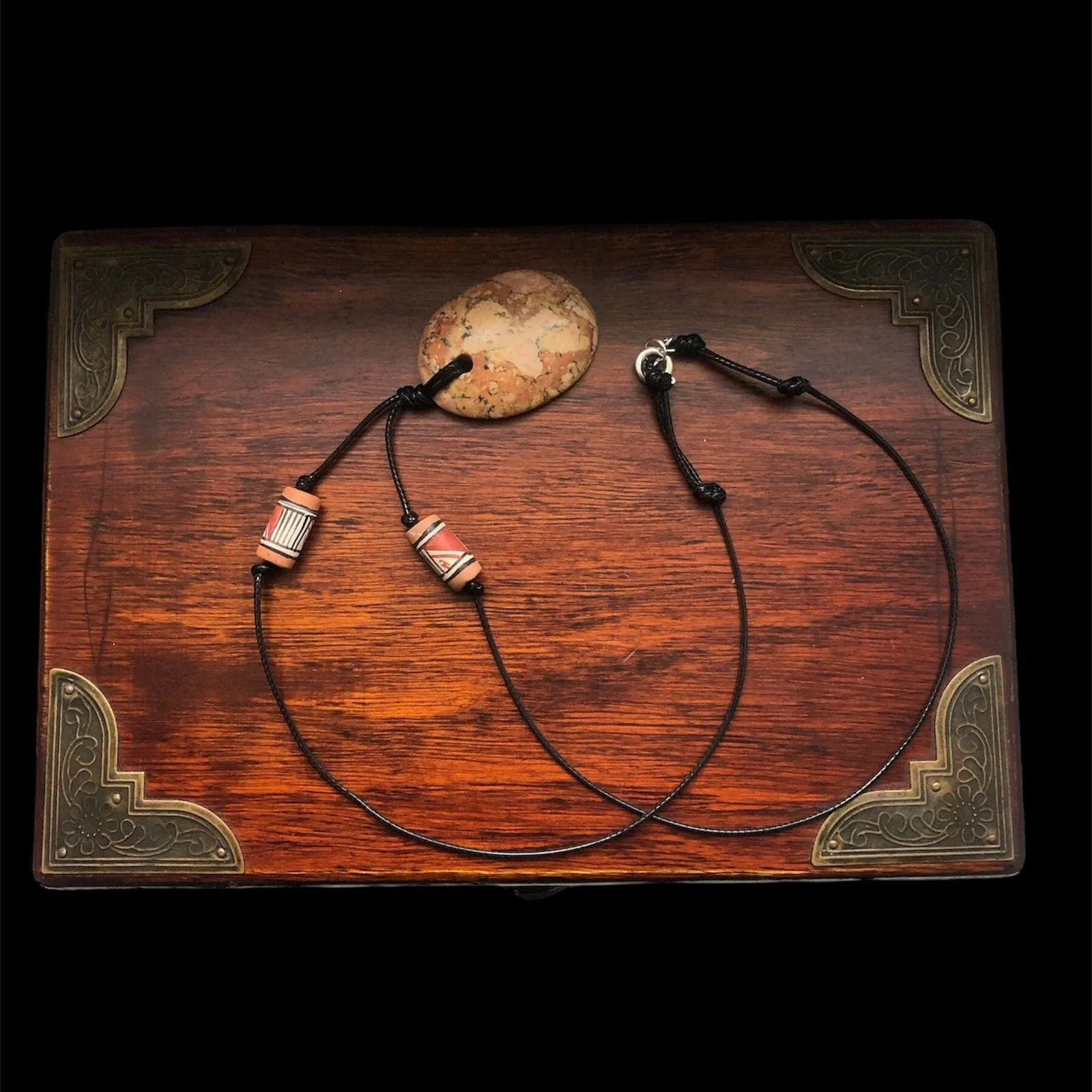 Jasper and Peruvian Beads Necklace