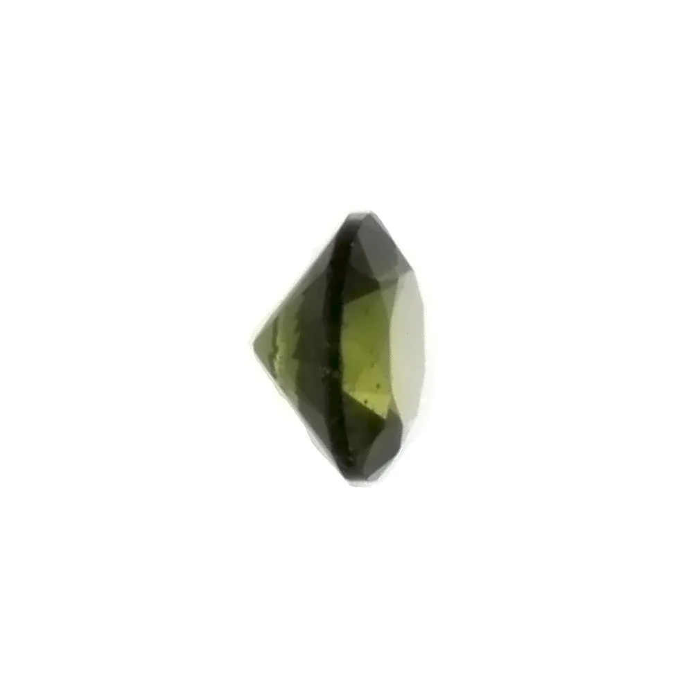 LAB GROWN SIMULATED TOURMALINE GREEN ROUND FACETED GEMS