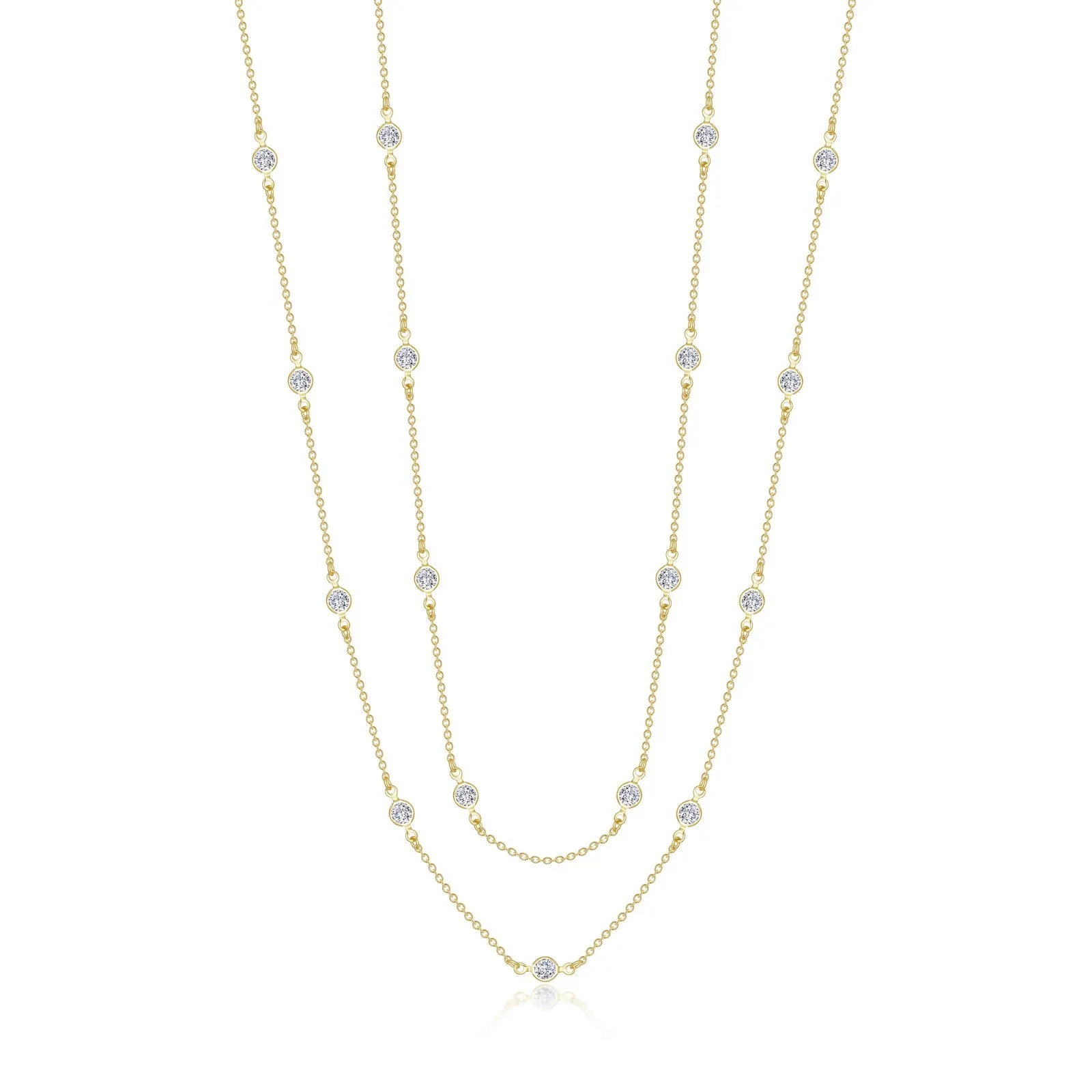 Lafonn Stackables Diamond Necklace N0016CLG36