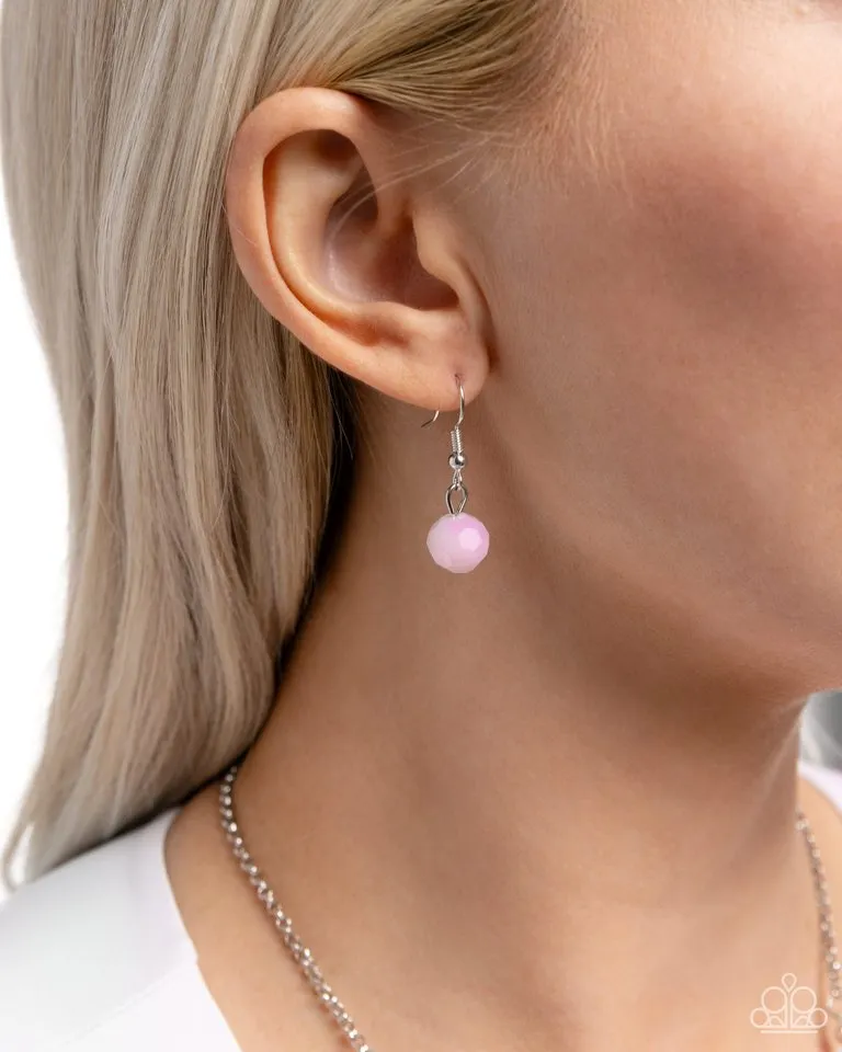 Paparazzi Necklace ~ Disco Date - Pink