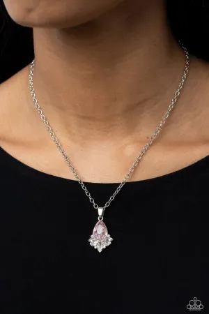 Paparazzi Necklace ~ Fancy Fringe - Pink