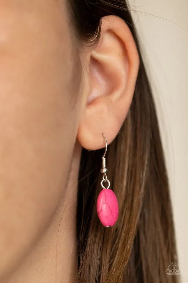 Paparazzi Necklace ~ Nomadic Dramatics - Pink