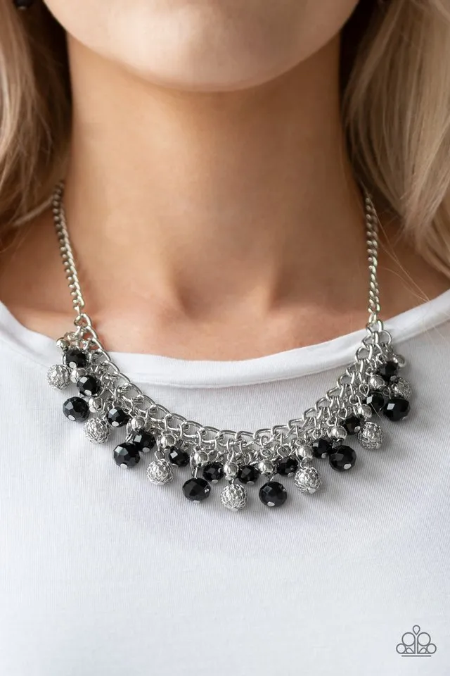 Paparazzi Necklace ~ Party Spree - Black