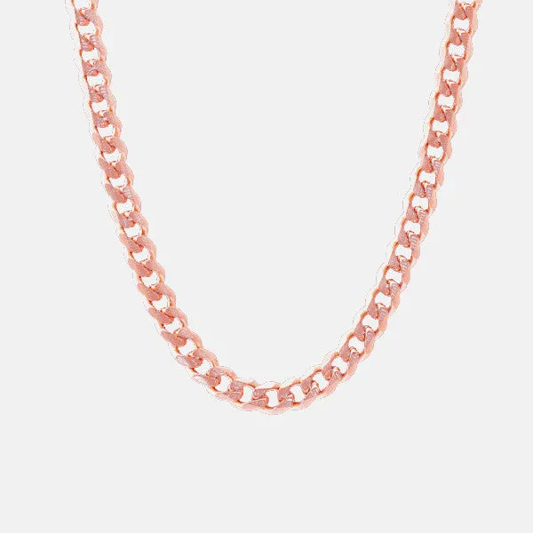 "Curb Couture" Gold-Dipped Curb Chain Necklace 22 inch