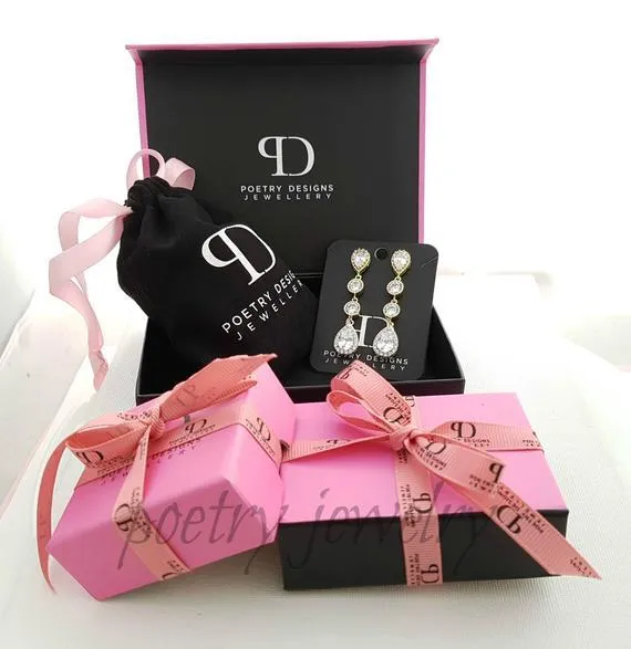 Rose Gold Leaf Necklace Earrings Wedding Set- Willow