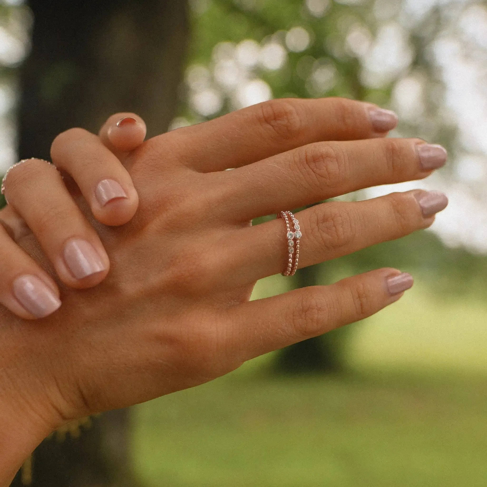 Rose Gold 'Serpens' Ring