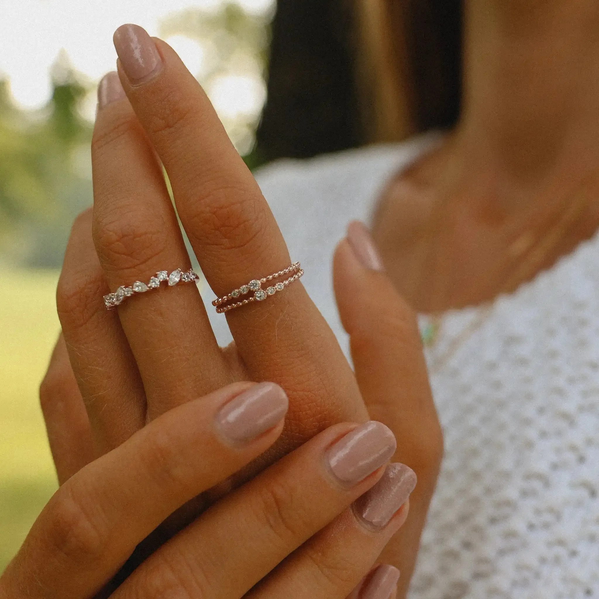 Rose Gold 'Serpens' Ring