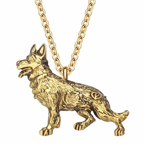 Standing German Shepherd Necklaces