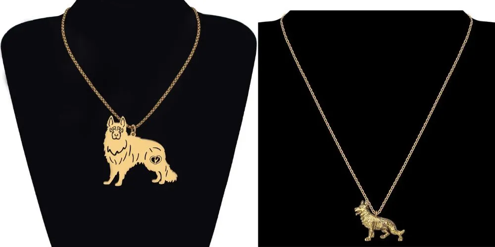Standing German Shepherd Necklaces