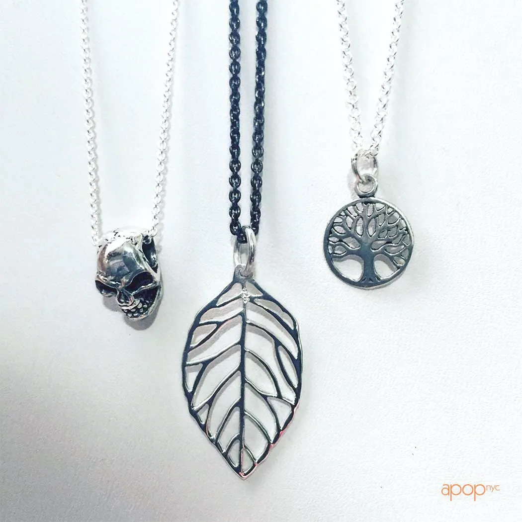 Sterling Silver Mini Tree Of Life Pendant Necklace