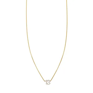 White Diamond Number 13 Necklace
