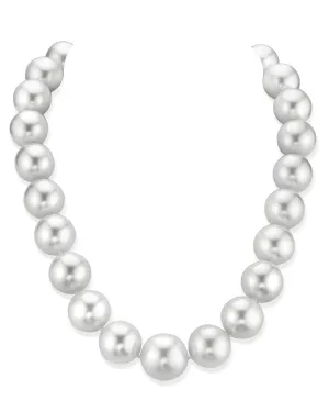 White South Sea Pearl Necklace, 17.0-18.0mm - AAA/Gem Quality